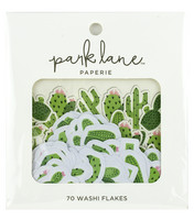 Park Lane Paperie Washi Flakes Stickers: Cactus