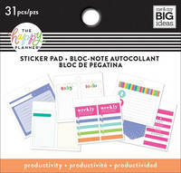 MAMBI Happy Planner Classic Tiny Sticker Pad - Productivity