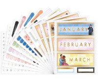 Capitol Chic Design Monthly Sticker Book: Bold - tarrakirja