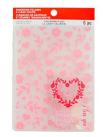 Recollections Valentine Clear Stamp & Embossing Folders 2020 : Hearts & Flowers  -setti
