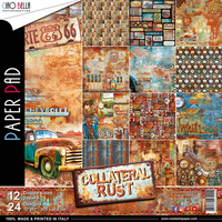 Ciao Bella Scrapbooking Paper Pad : Collateral Rust