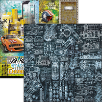 Ciao Bella: Scrapbooking Paper Pad : Start Your Engines 12x12