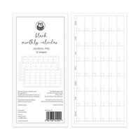 P13: Traveler's Journal Blank Monthly Calendar Cards