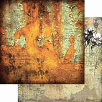 13arts: Grungy Walls  12x12 paperikokoelma