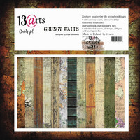 13arts: Grungy Walls  12x12 paperikokoelma