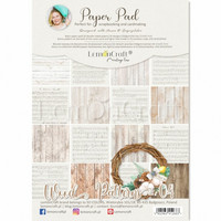 Lemoncraft: Wood Patterns #4 A4  -paperilehtiö