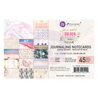 Prima Marketing: Golden Coast 4x6 Journaling Cards