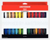 Amsterdam iso akryylivärilajitelma  24 väriä / 20ml