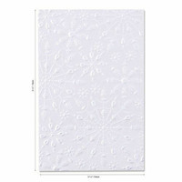 Sizzix 3D Texture Fades: Jeweled Snowflakes  -kohokuviointikansio