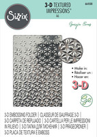 Sizzix 3D Texture Fades: Star Fall -kohokuviointikansio