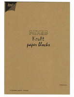 Joy Crafts: Mixed Kraft Paper Block A4 - kartonkipakkaus