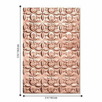 Sizzix 3D Texture Fades: Adorned Tile -kohokuviointikansio