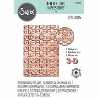 Sizzix 3D Texture Fades: Adorned Tile -kohokuviointikansio