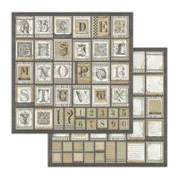 Stamperia: Calligraphy 12 x 12 paperikokoelma
