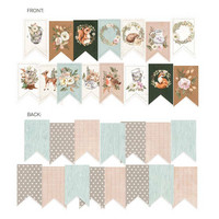P13: Forest Tea Party Die Cut Garland -koristepakkaus