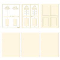 P13 Light Chipboard Album Base Door  - albumipakkaus