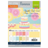 Florence: Pastel Smooth A4 -kartonkipakkaus
