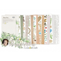 Lemoncraft: Tomorrow Elements for Fussy Cutting 6x12 -paperilehtiö