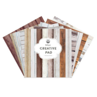 P13: Creative Pad - Wood 12x12 - paperikokoelma