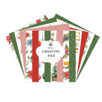 P13: Creative Pad - Cozy Winter/ Red & Green 12x12 - paperikokoelma