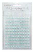 DP Craft Adhesive Pearls : Turquoise 5 mm