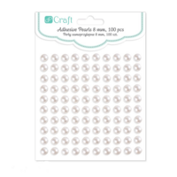DP Craft Adhesive Pearls : Ivory 8mm
