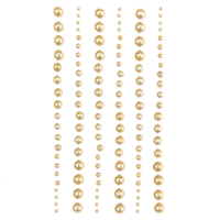 DP Craft Adhesive Pearls : Mixed Gold