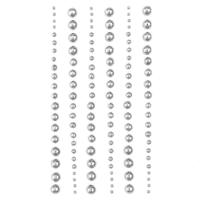 DP Craft Adhesive Pearls : Mixed Silver