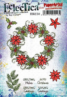 Paperartsy:  Kay Carley Christmas Wreath Ezmount A5 - leimasinsetti