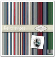 ITD Collection: Retro Stripes 12x12- paperikokoelma