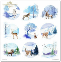 ITD Collection: Winter Animals 12x12- paperikokoelma