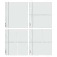 Simple Stories: Sn@p Flipbook 6x8  Pocket Pages Multipack - täyttöpakkaus