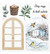 Studio Light: Winter Garden Die Cut Book 15 x 15 cm  - leikekuvalehtiö