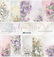 ScrapAndMe:  Aquarelles 12x12 -paperikokoelma