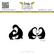 Lesia Zgharda Design: Penquins Small - leimasinsetti