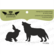 Lesia Zgharda Design: Wolf and Rabbit - leimasinsetti