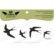 Lesia Zgharda Design: Birds in Flight - leimasinsetti
