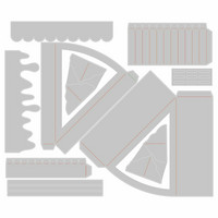 Sizzix Thinlits: Cake Slice Box  -stanssisetti