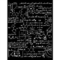 Stamperia Mixed Media Thick Stencil 20 x 25 cm :  Alchemy formulas