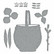 Spellbinders: Gladiolus and Berry Picking Basket  - stanssisetti