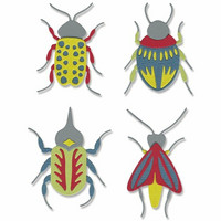 Sizzix Thinlits: Patterned Bugs  -stanssisetti
