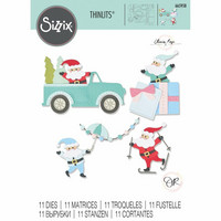 Sizzix Thinlits: Santa Activities  -stanssisetti