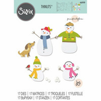 Sizzix Thinlits: Snow Family  -stanssisetti