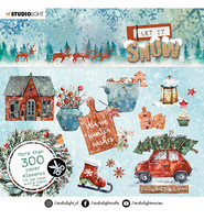 Studio Light: Let It Snow Die Cut Book 15 x 15 cm  - leikekuvalehtiö