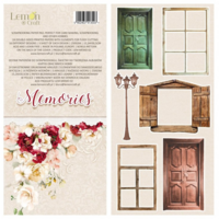 Lemoncraft: Memories Elements for Fussy Cutting 6x12 -paperilehtiö