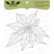 Lesia Zgharda Design: Poinsettia Large  - leimasin