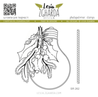 Lesia Zgharda Design: Christmas Light Bulb  - leimasinsetti