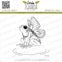 Lesia Zgharda Design: Frog with wings  - leimasinsetti