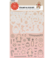 SL Sweet Stories Stamps & Dies: Gingerbread - stanssi- ja leimasinsetti