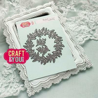 Craft & You: Leaves Wreath - stanssisetti
